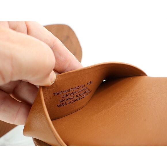 Steve Madden Tristian Sandals Womens 10M Brown Leather Ankle Strap Flatform Shoe - Picture 9 of 11